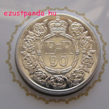 Erzsébet királynő 90. születésnapja 2016 - 20 GBP ezüst pénzérme