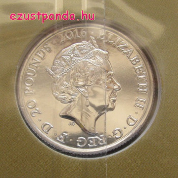Erzsébet királynő 90. születésnapja 2016 - 20 GBP ezüst pénzérme