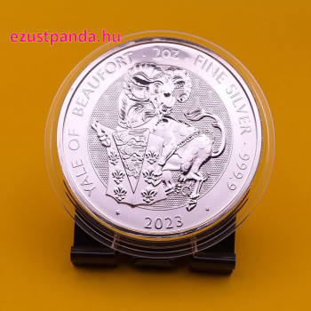 A Tudor-ház címerállatai - Yale Antilop 2023 2 uncia 5 GBP ezüst pénzérme