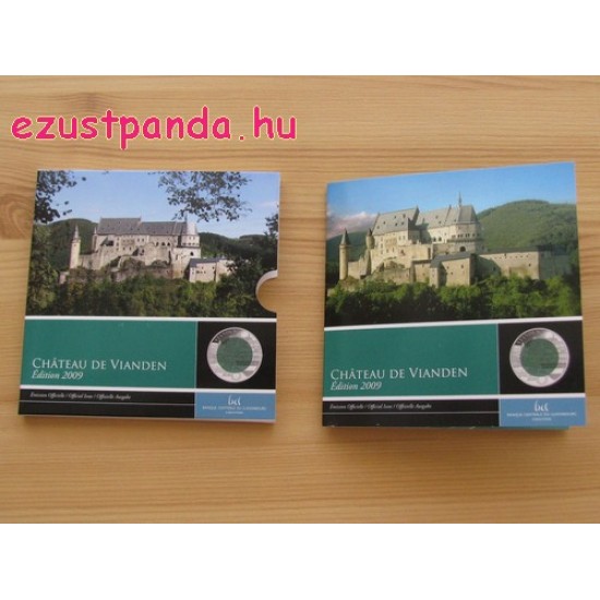 Vianden vára 2009 5 EUR luxemburgi ezüst-nióbium pénzérme