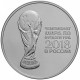 FIFA Futball VB 2018 3 rubel 1 uncia ezüst pénzérme