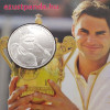 Roger Federer 2020 20 Franc svájci ezüst pénzérme dísztokban