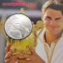 Roger Federer 2020 20 Franc svájci ezüst pénzérme dísztokban