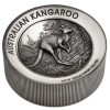 Kenguru 2019 2 kilogramm antikolt high-relief ezüst pénzérme Kenguru 2019 2 kilogramm antikolt high-relief ezüst pénzérme