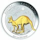 Kenguru 2019 1 uncia aranyozott ezüst pénzérme 999,9 finomságú