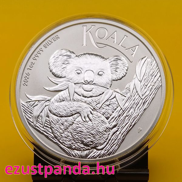 Koala 2026 1 uncia ezüst pénzérme