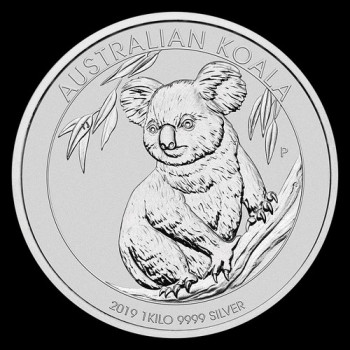 Koala 2019 1 kilogramm ezüst pénzérme
