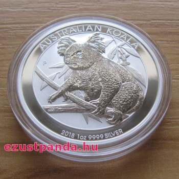 Koala 2018 1 uncia ezüst pénzérme