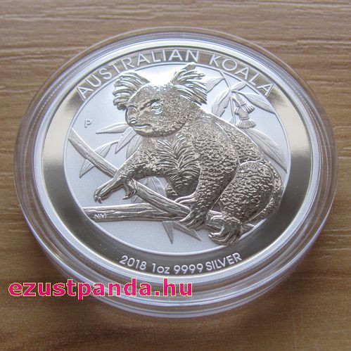 Koala 2018 1 uncia ezüst pénzérme