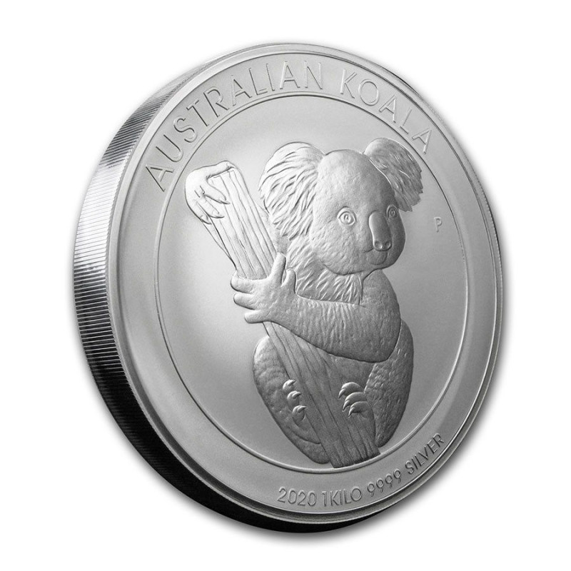 Koala 2020 1 kilogramm ezüst pénzérme