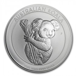 Koala 2020 1 kilogramm ezüst pénzérme