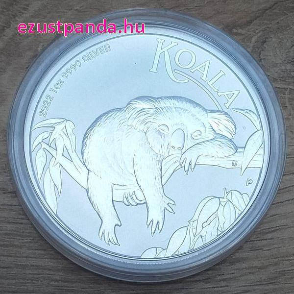 Koala 2022 1 uncia ezüst pénzérme