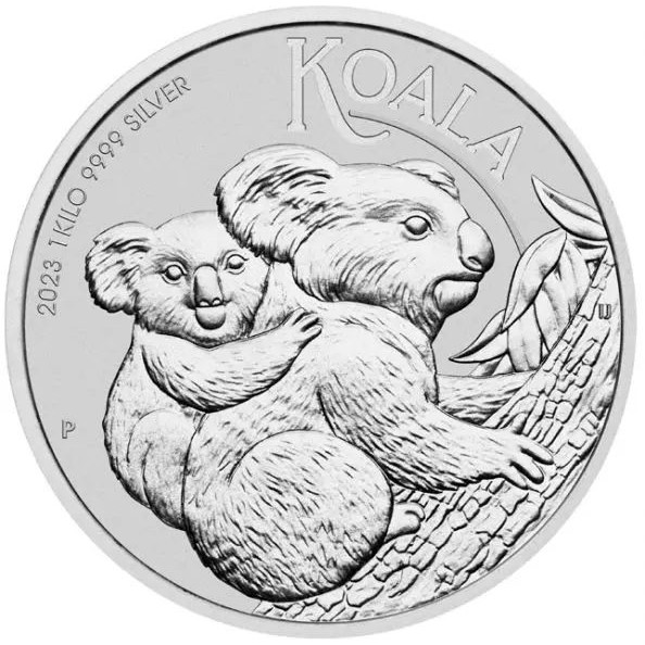 Koala 2023 1 kilogramm ezüst pénzérme