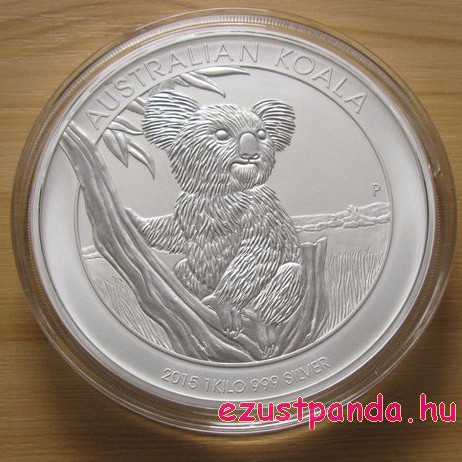 Koala 2015 1 kilogramm ezüst pénzérme