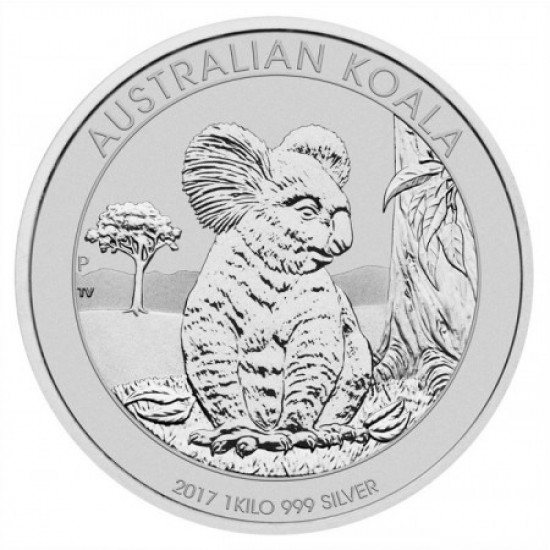 Koala 2017 1 kilogramm ezüst pénzérme