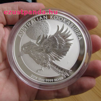 Kookaburra 2018 10 uncia ezüst pénzérme