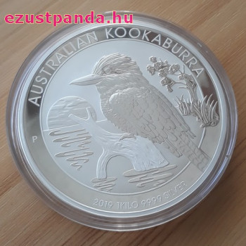 Kookaburra 2019 1 kilogramm ezüst pénzérme Kookaburra 2019 1 kilogramm ezüst pénzérme