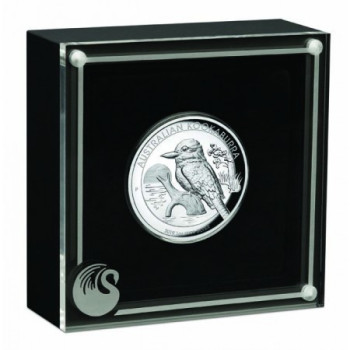 Kookaburra 2019 1 uncia high relief ezüst pénzérme Kookaburra 2019 1 uncia high relief ezüst pénzérme