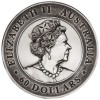 Kookaburra 2020 2 kilogramm antikolt high-relief ezüst pénzérme