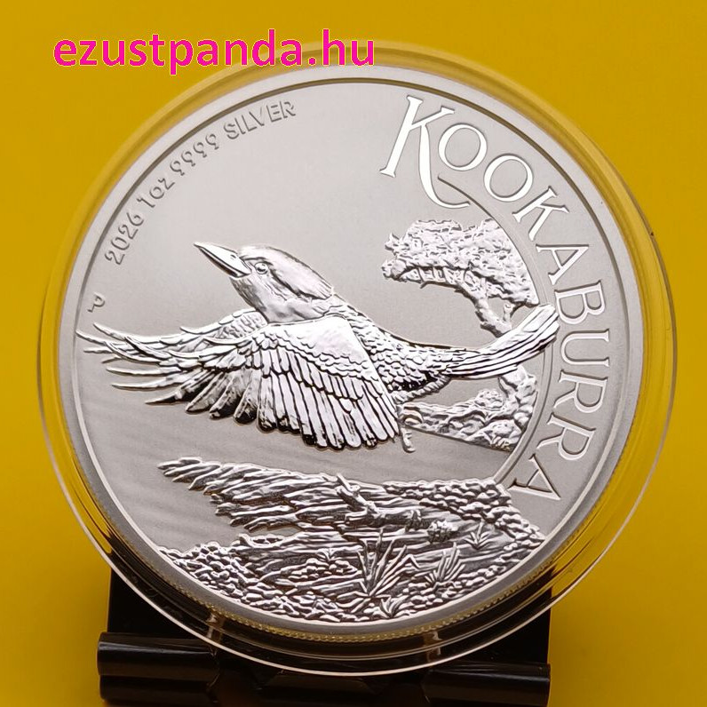 Kookaburra 2026 1 uncia ausztrál ezüst pénzérme Kookaburra 2026 1 uncia ausztrál ezüst pénzérme