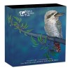 Kookaburra 2021 1 uncia színezett ezüst pénzérme - CSAK 1500 PÉLDÁNY!