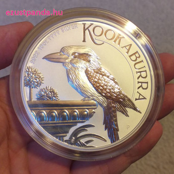Kookaburra 2022 10 uncia ezüst pénzérme
