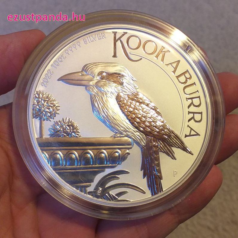Kookaburra 2022 10 uncia ezüst pénzérme Kookaburra 2022 10 uncia ezüst pénzérme