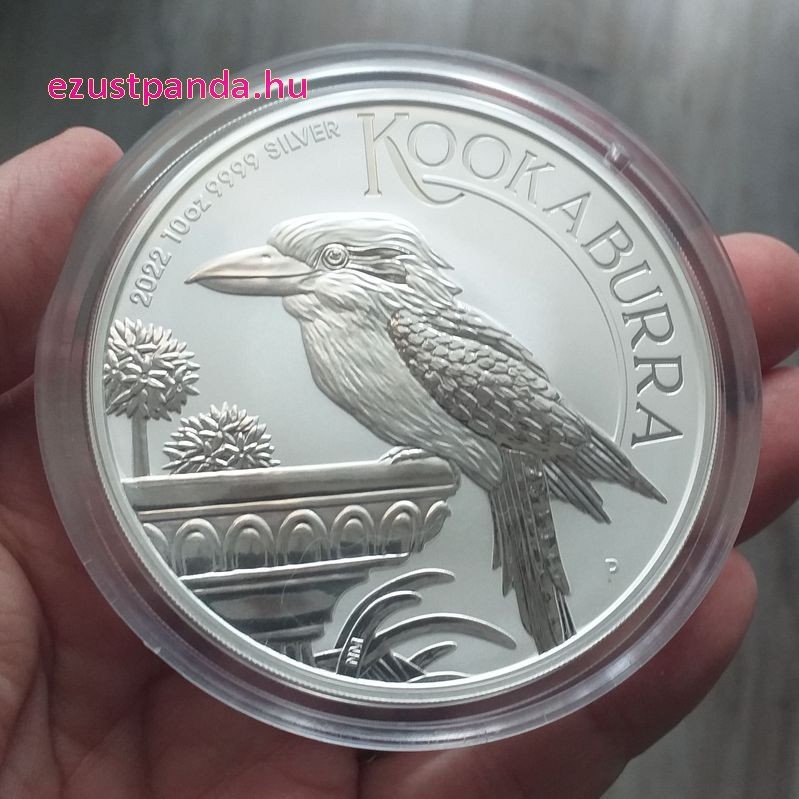 Kookaburra 2022 10 uncia ezüst pénzérme Kookaburra 2022 10 uncia ezüst pénzérme