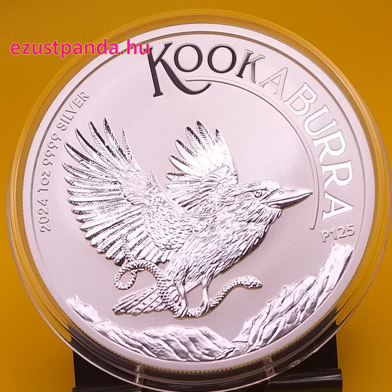 Kookaburra 2024 1 uncia ausztrál ezüst pénzérme
