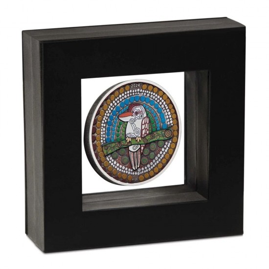 Kookaburra 2024 "Kaa Kaa" 2 uncia antikolt ausztrál ezüst pénzérme Kookaburra 2024 "Kaa Kaa" 2 uncia antikolt ausztrál ezüst pénzérme