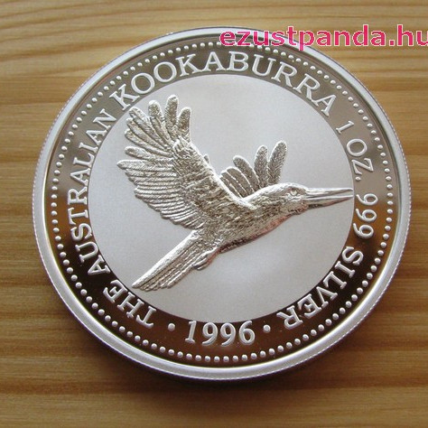 Kookaburra 1996 1 uncia ezüst pénzérme Kookaburra 1996 1 uncia ezüst pénzérme