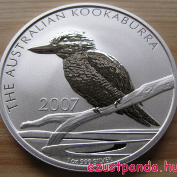 Kookaburra 2007 1 uncia ezüst pénzérme