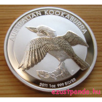 Kookaburra ausztrál ezüst érmék