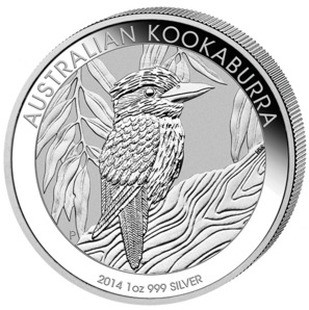 Kookaburra 2014 1 uncia ezüst pénzérme Kookaburra 2014 1 uncia ezüst pénzérme