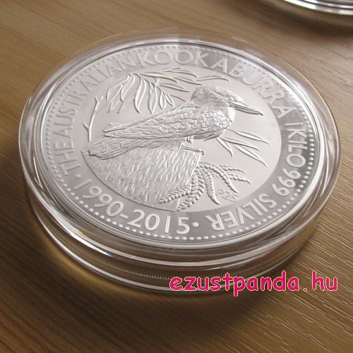 Kookaburra 2015 1 kilogramm ezüst pénzérme Kookaburra 2015 1 kilogramm ezüst pénzérme