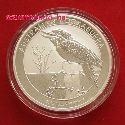 Kookaburra 2016 10 uncia ezüst pénzérme Kookaburra 2016 10 uncia ezüst pénzérme