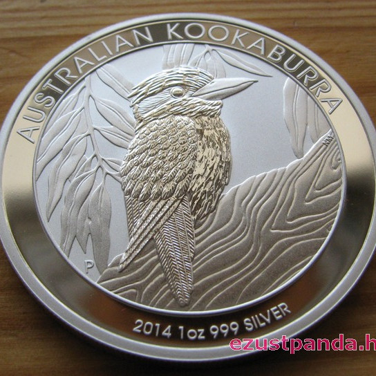 Kookaburra 2014 1 uncia ezüst pénzérme
