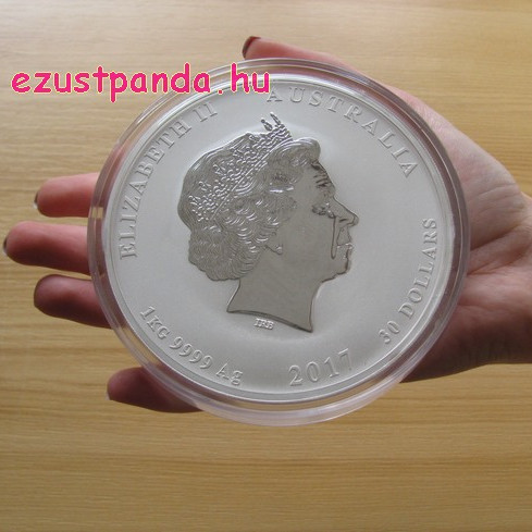 Lunar2 Kakas éve 2017 1 kilogramm ezüst pénzérme Lunar2 Kakas éve 2017 1 kilogramm ezüst pénzérme