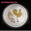 Lunar2 Kakas éve 2017 1 uncia aranyozott ezüst pénzérme