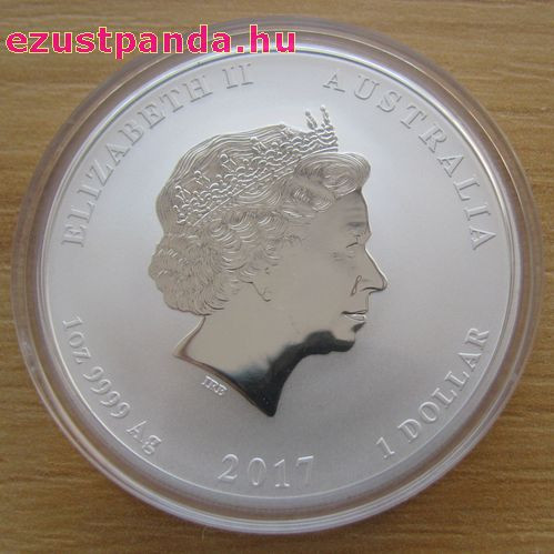 Lunar2 Kakas éve 2017 1 uncia ezüst pénzérme Lunar2 Kakas éve 2017 1 uncia ezüst pénzérme