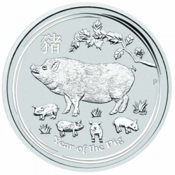 Lunar2 Disznó éve 2019 1/2 uncia ezüst pénzérme