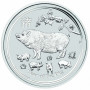 Lunar2 Disznó éve 2019 1/2 uncia ezüst pénzérme