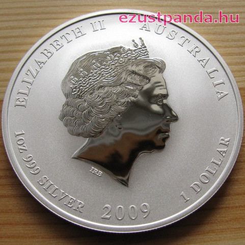 Lunar2 Bivaly éve 2009 1 uncia ezüst pénzérme