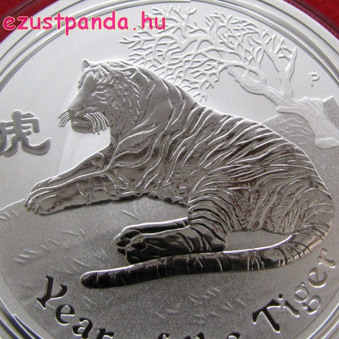 Lunar2 Tigris éve 2010 1 uncia ezüst pénzérme