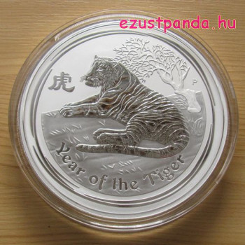 Lunar2 Tigris éve 2010 1 kilogramm ezüst pénzérme