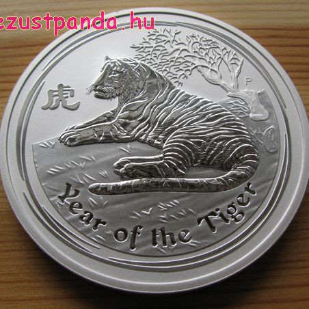 Lunar2 Tigris éve 2010 5 uncia ezüst pénzérme