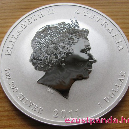 Lunar2 Nyúl éve 2011 1 uncia ezüst pénzérme