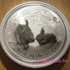 Lunar2 Nyúl éve 2011 1 uncia ezüst pénzérme