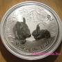 Lunar2 Nyúl éve 2011 1 uncia ezüst pénzérme