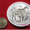 Lunar2 Ló éve 2014 2 uncia ezüst pénzérme Lunar2 Ló éve 2014 2 uncia ezüst pénzérme